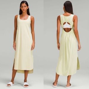 Lululemon Pima Cotton Open-Back Midi Dress